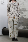 Archivio J.M.Ribot Natural stain sweater KN42/EP